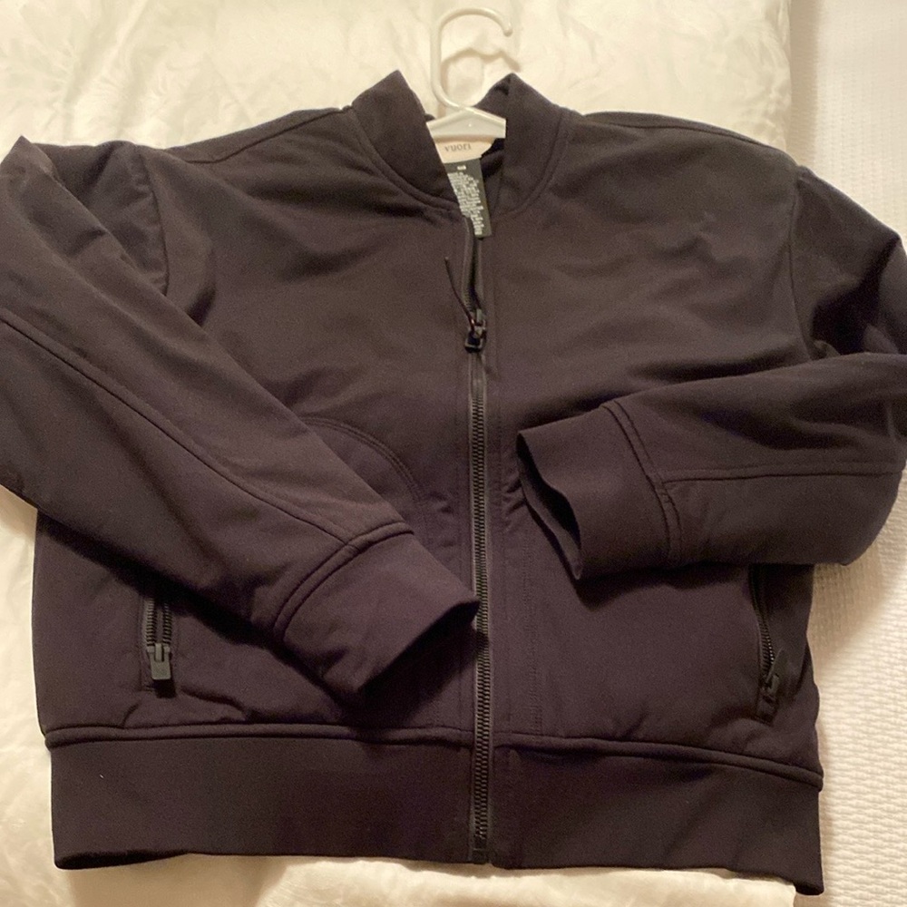 Vuori Black Zip-Up Bomber Jacket XXS